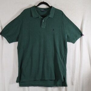 Vintage POLO by RALPH LAUREN Men's Polo Shirt Green Size XL Classic Pony Logo